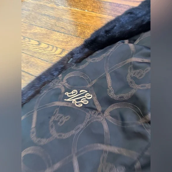 Luxurious Black Mink Fur Coat jacket Furs by Aritz - Picture 16 of 17